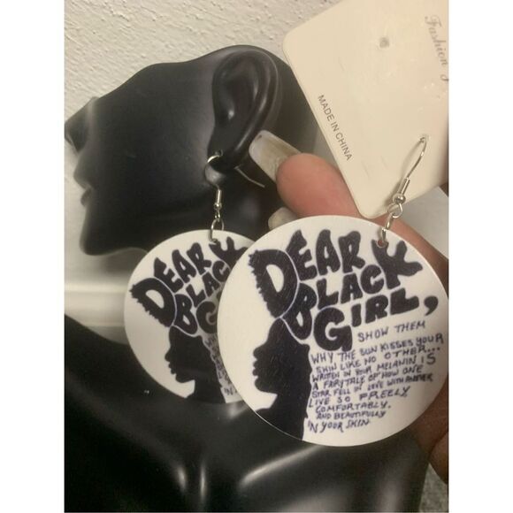 Inspirational Afrocentric Earrings  - Picture 2 of 2